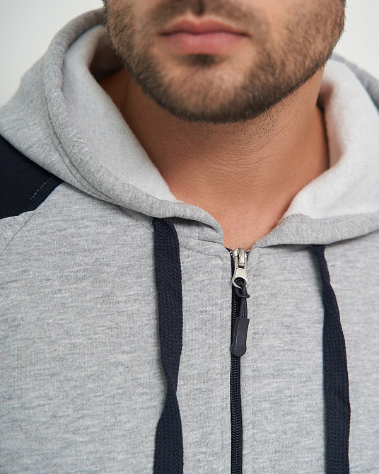 Чоловічий теплий костюм на блискавці зі штанами — Байка з начосом Tom John 93399 Київ - фото 8