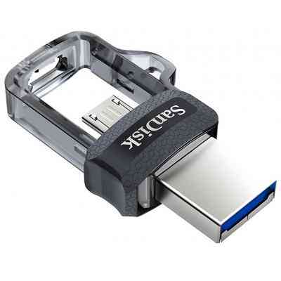 USB флеш накопичувач SanDisk 64GB Ultra Dual Black USB 3.0 OTG (SDDD3-064G-G46) Вінниця