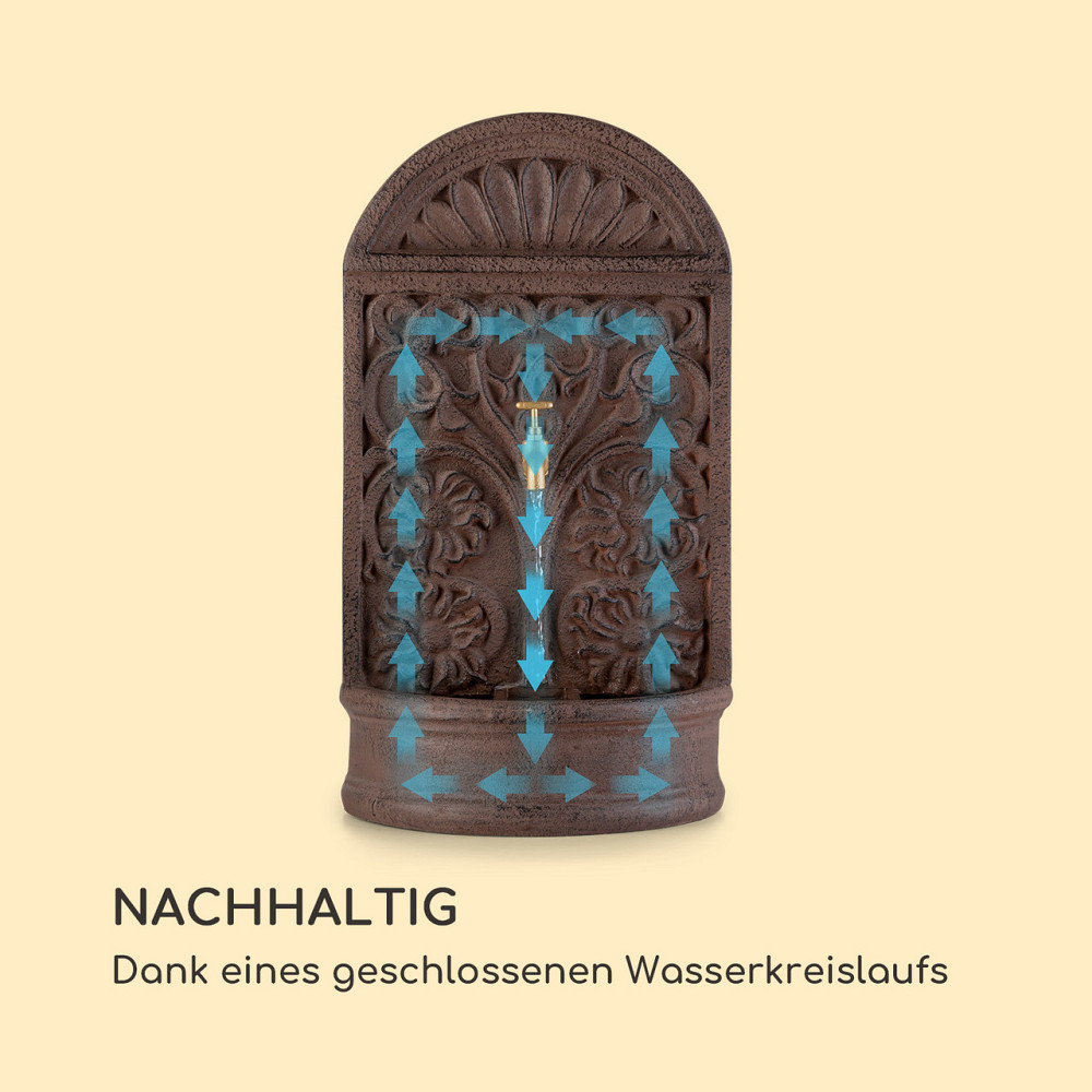 Солнечный фонтан Blumquell LED 5 м кабель солнечная панель из синтетического камня (Германия, читать описание) Ровно - изображение 7