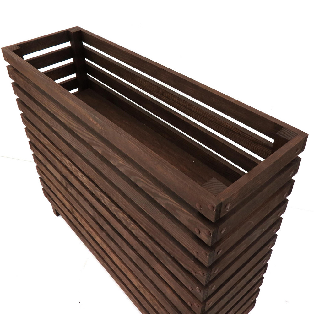 Кашпо на стійці "Лахольм 120х30х100" капучино Миколаїв - фото 5