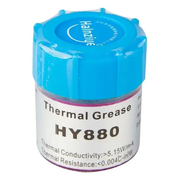 Термопаста nano HY880, сіра, 10 грам, банка, Halnziye Полтава - изображение 1