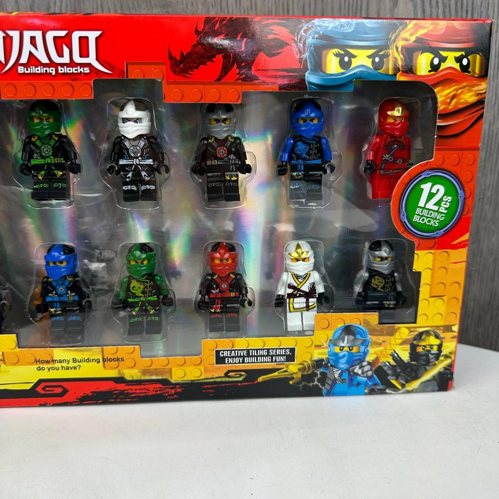 Набір фігурок лего Ніндзяго 12 шт герої, фігурки персонажі Ninjago Heroes ( 25358 ) Харків - фото 4