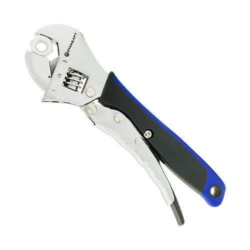 Ключ розвідний з фіксатором, 250мм, 0-35мм СТАНДАРТ AWG4250 Одеса - фото 1