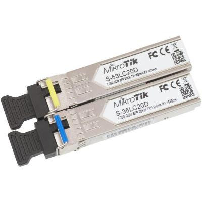 Модуль SFP Mikrotik S-35/53LC20D, 1.25 G, 20 км, LC (S-3553LC20D) Винница - изображение 1