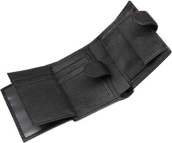 Гаманець чоловічий шкіряний Чорний (Vintage) Київ