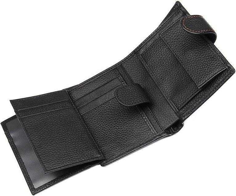 Гаманець чоловічий шкіряний Чорний (Vintage) Київ - фото 1