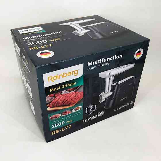 М'ясорубка скарлет з насадками Rainberg, Електрична м'ясорубка з насадками 'ясорубки шнекові LN-77 Львів