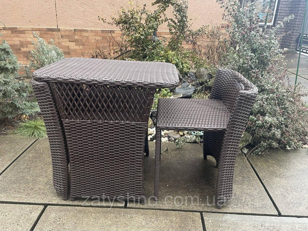 Ротанговая мебель  балконная складная серая Киев - изображение 9