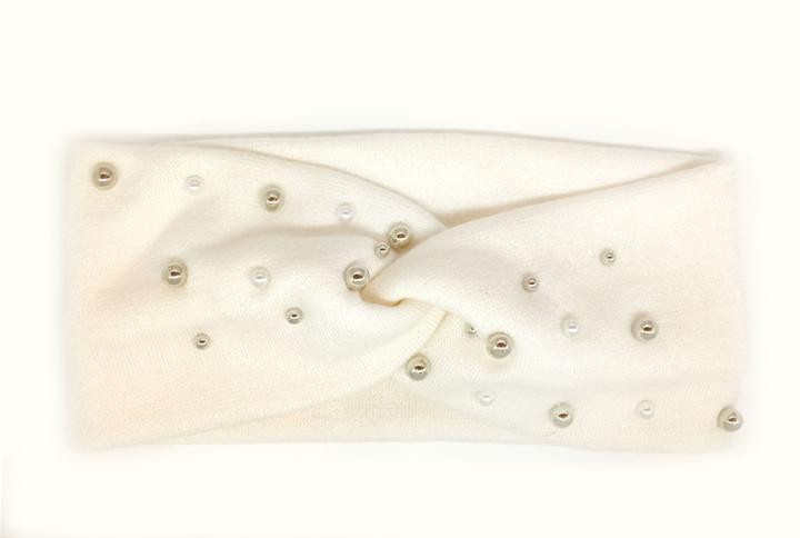 Пов'язка на голову широка з бусинками Київ - фото 1