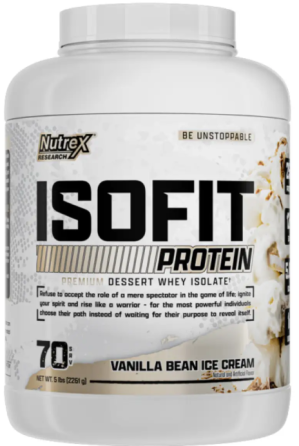 Изолят сывороточного протеина Nutrex Isofit 2261g ваниль Киев