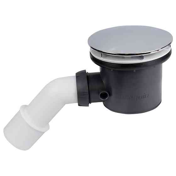 Сифон для душового піддона Tourbillon Ø 90 мм з адаптером Ø 40/50 мм WIRQUIN (9544100) Київ