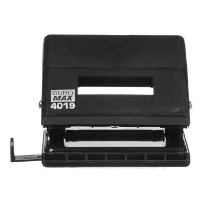 Діркопробивач Buromax пластиковий, до 20 аркушів, 120 х 88 х 76 мм, чорний (BM.4019-01) Вінниця
