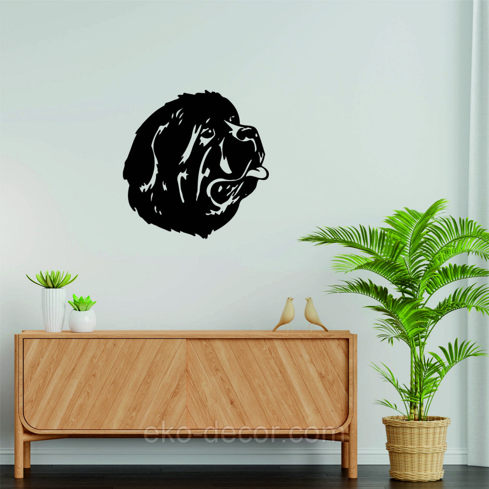 Декоративне настінне Панно «Мастиф», Декор на стіну 70*70 см, Чорний Київ - фото 10