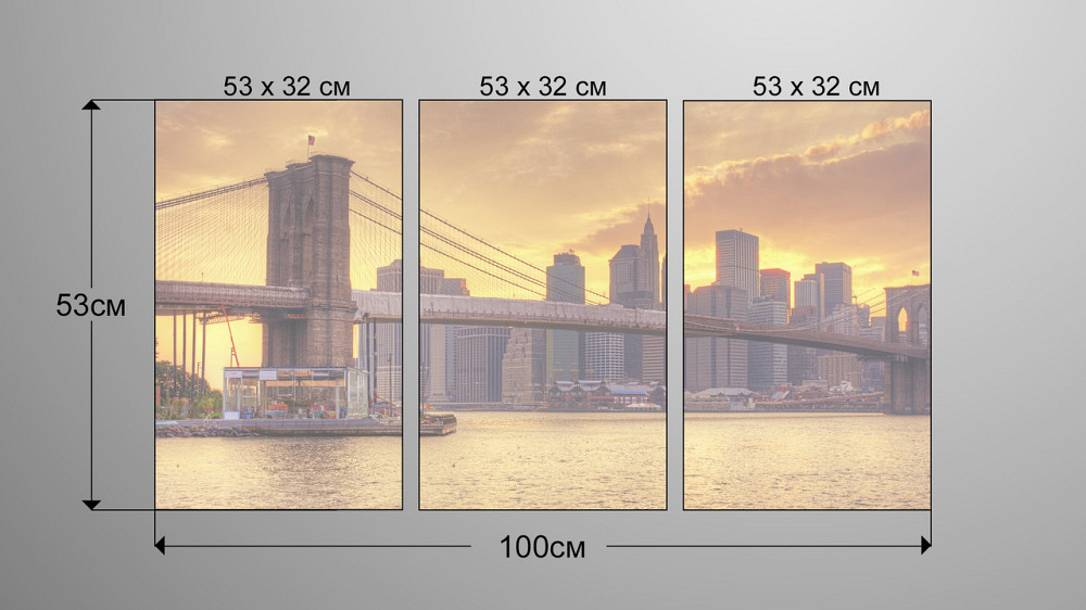 Модульна картина Місто Аrt-93_3А Київ - фото 3