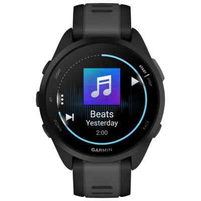 Смарт-часы Garmin Forerunner 165 Music, Black/Slate Grey, GPS (010-02863-30) Винница