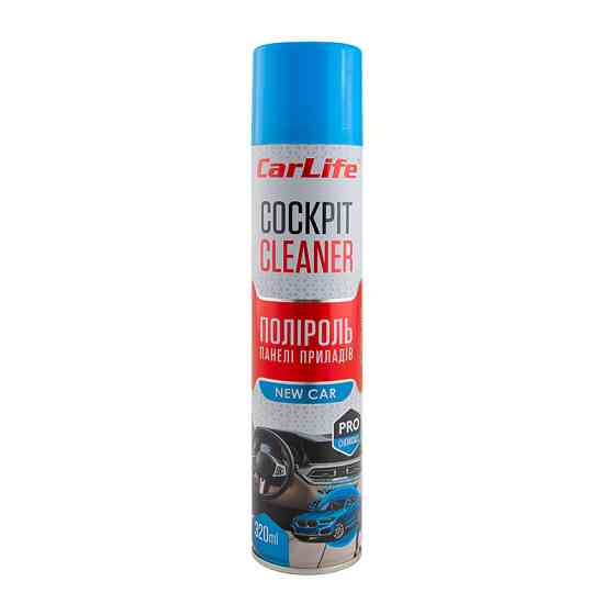 Поліроль для панелі приладів CarLife Cockpit Cleaner Нова машина, 320мл Львів