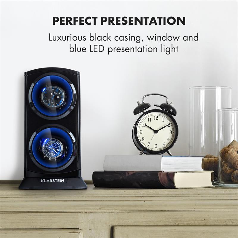 St. Gallen Premium Watch Winder 2 Часы 4 скорости Черный (Германия, читать описание) Ровно - изображение 4