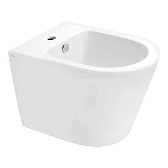 Биде подвесное Qtap Scorpio 515x370x350 White QT14551380GW Киев