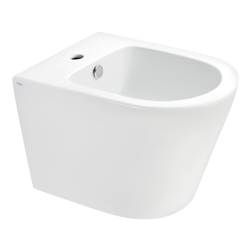 Биде подвесное Qtap Scorpio 515x370x350 White QT14551380GW Киев - изображение 1