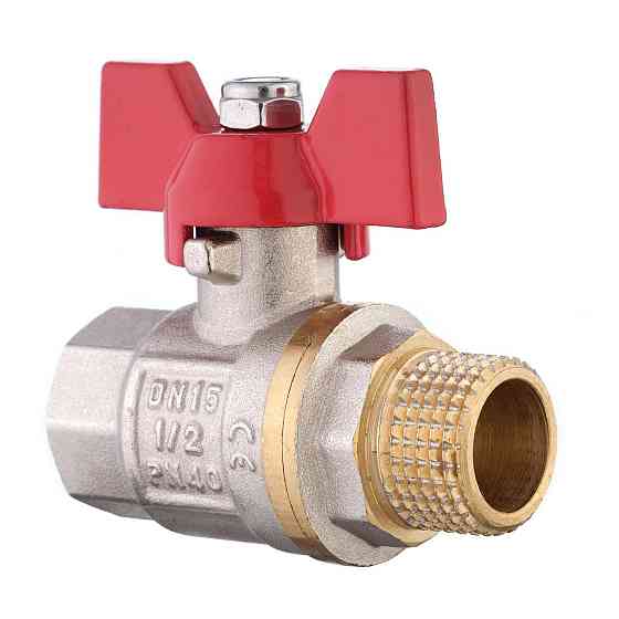Кран шаровый прямой SOLOMON 1/2″ НВ КБ PN40 B1008 (000000539) Киев