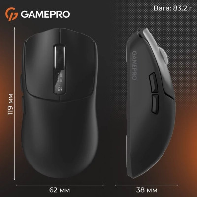 Мишка GamePro Genesis Ranker Wireless/Bluetooth/USB Black (GM012B) Вінниця - фото 6