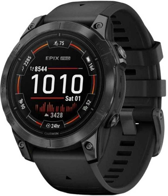 Смарт -Часы Новий Смарт-годинник Garmin Epix Pro Gen 2 47mm Slate Gray w. Black Band (010-02803-00/01) Киев - изображение 3