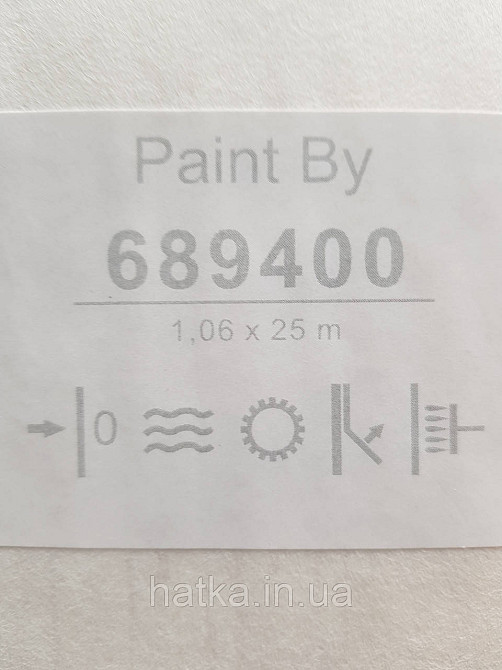 Обои под покраску виниловые на флизелине  Sintra Paint by 1.06x25 м полоски под бамбук белые 689400 Киев - изображение 4