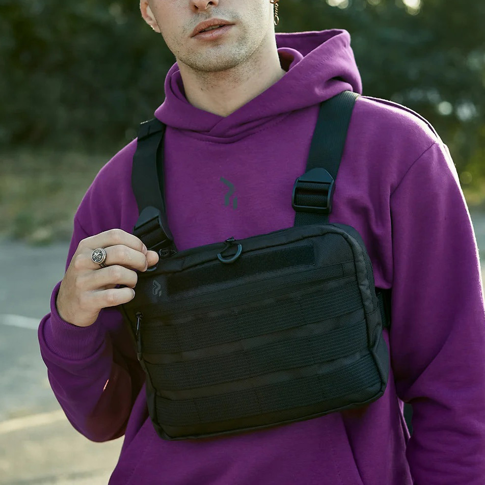 Чоловіча невелика сумка месенджер для військових, Сумка чоловіча брезентова military VX-22 Львів - фото 6