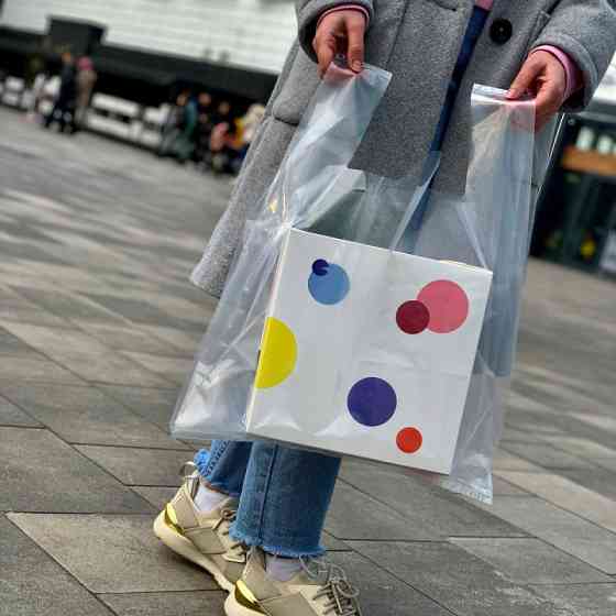 Пакет майка АКТ, 40(2х11)х55см, 50 мкм, (25 шт.), LDPE пищевой, прозрачный Павлоград