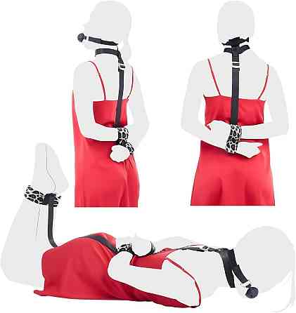 БДСМ-набір LOCKINK YEAHWOW Armbinder Restraint Set Black Sex Aura Київ