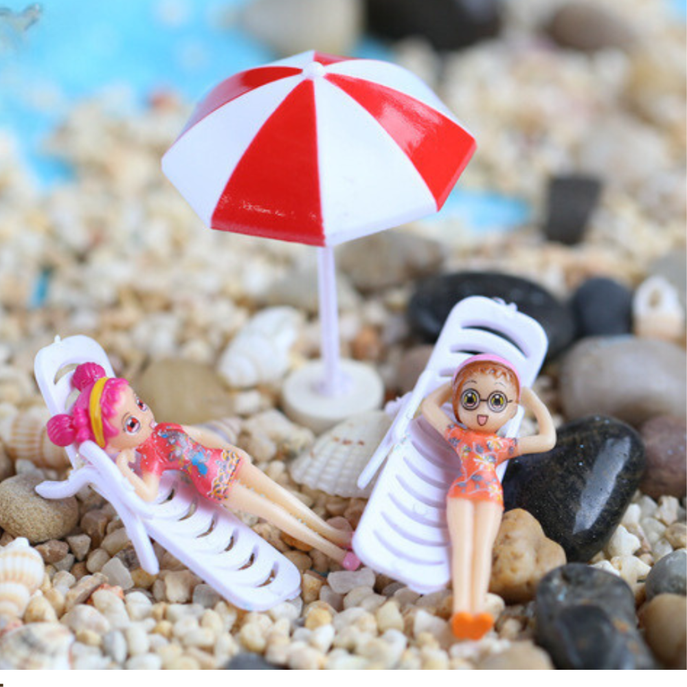 Пляжні парасольки, рятувальні круги та шезлонги для флораріуму,міні-саду, мікроландшафту,моделізму Одеса - фото 7