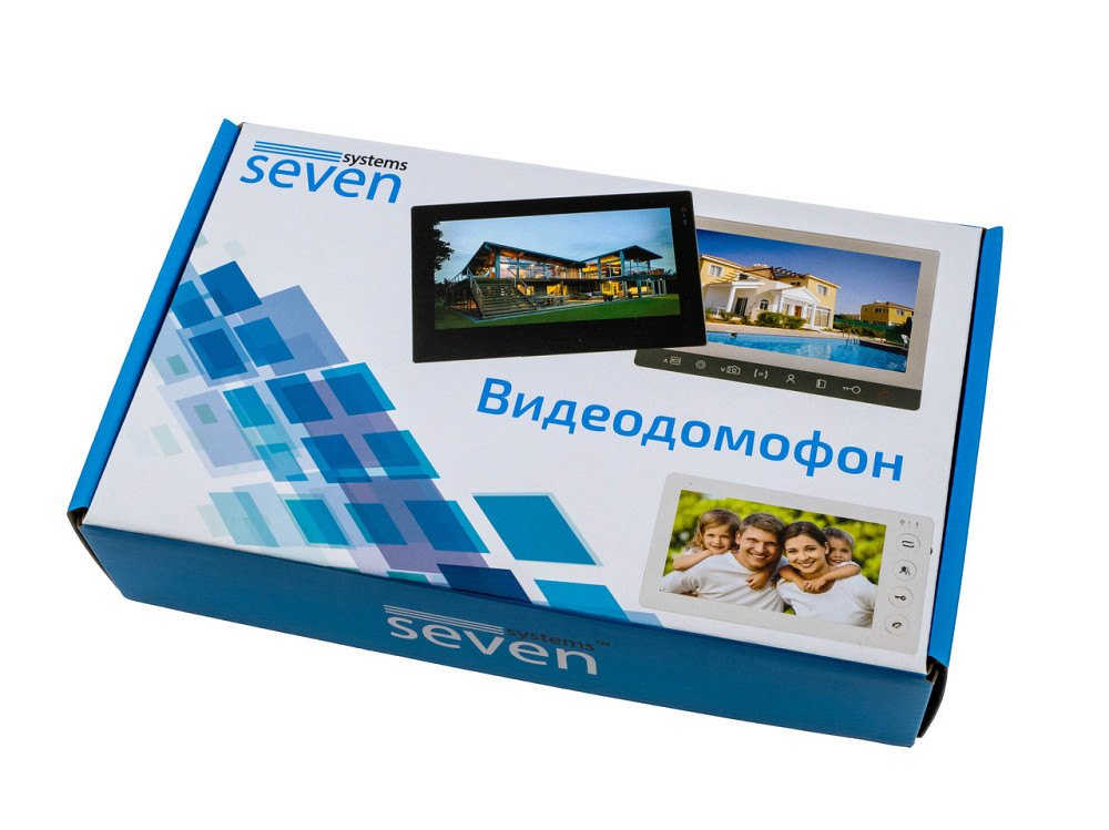 Видеодомофон 7 дюймов SEVEN DP–7571 FHD black Киев - изображение 5