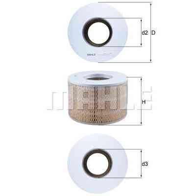 Повітряний фільтр для автомобіля Mahle LX1140 Вінниця