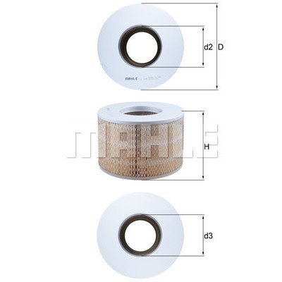 Воздушный фильтр для автомобиля Mahle LX1140 Винница - изображение 1