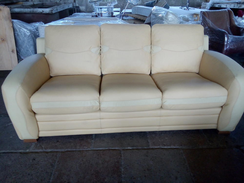 Диван шкіряний трьохмісний модель 409 ZEUS Ужгород - изображение 1