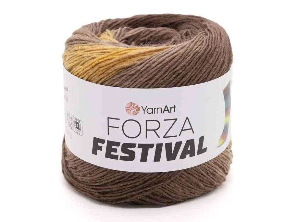 Пряжа Forza Festival 75% вовна 25% поліамід 420м 100г 4шт/уп арт.2901 ТМ YARNART Київ - фото 1