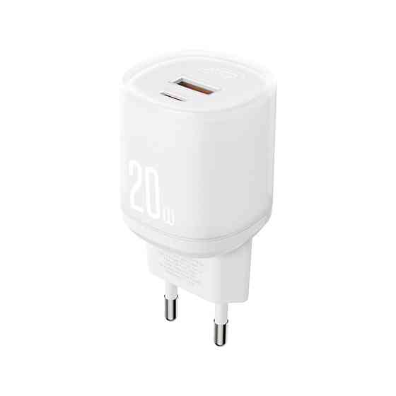 Мережевий зарядний пристрій XO L144 PD20W 1USB-A+1USB-C білий Львів