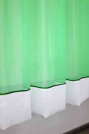 Кухонная занавеска VR-Textil № 047к мятный с белым 270х170 см (52-0130) Киев