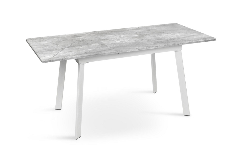 Стіл Етна 120(+40)*75 білий метал/базальт Київ - фото 2