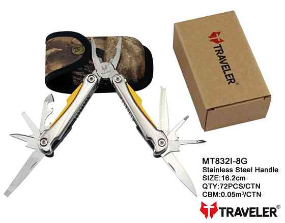 Мультитул Traveler A803-3 Жёлтый Днепр