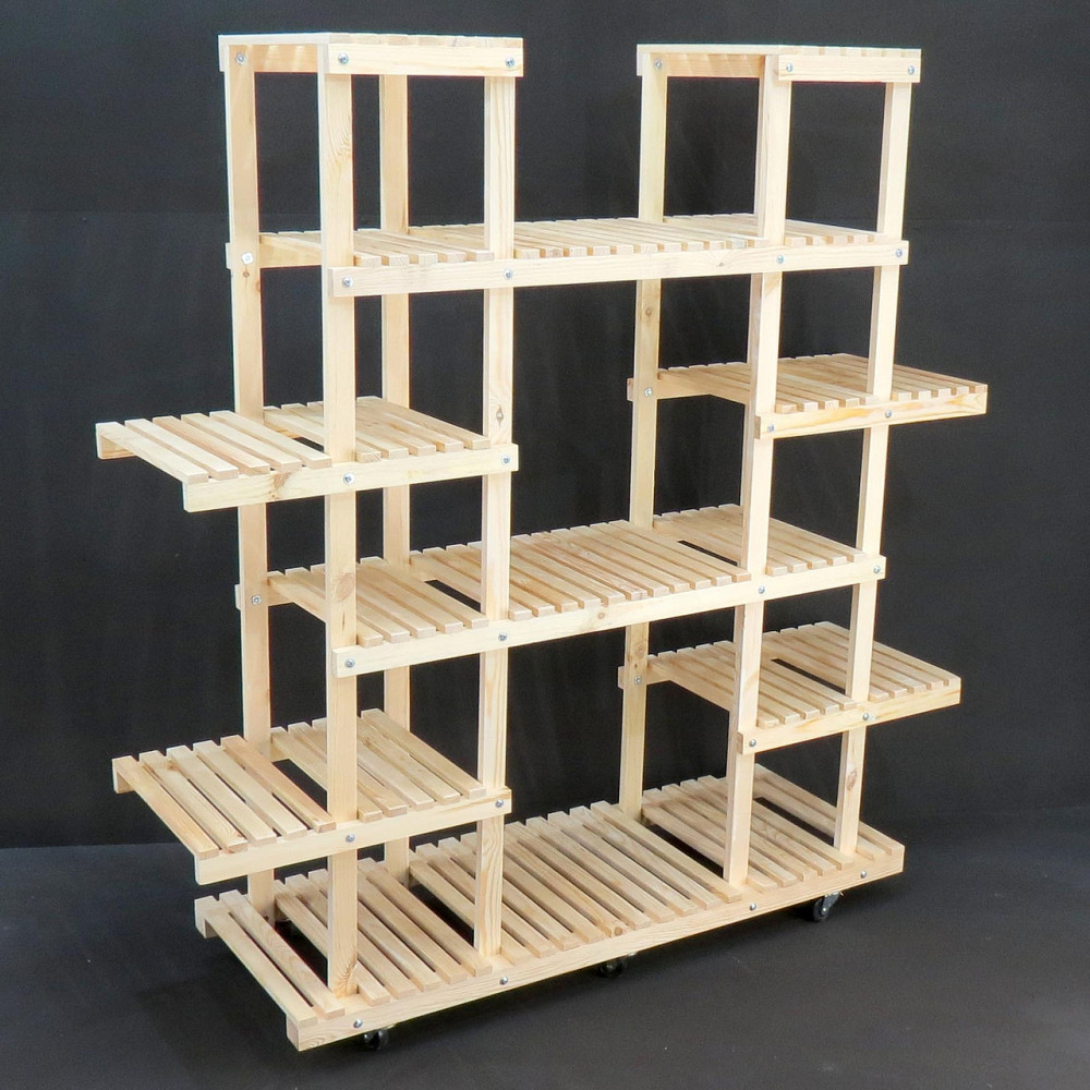 Підставка для квітів "Вінье 40" бланже на коліщатках Миколаїв - фото 8