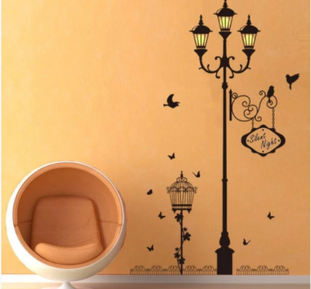 Інтер'єрна наклейка на стіну Ліхтар Київ - фото 7