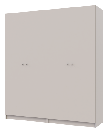 Комплект шкафов для одежды с полками Doros Промо (2 шт.) 180х48х204 см Кашемир (DRS-011466) Львов