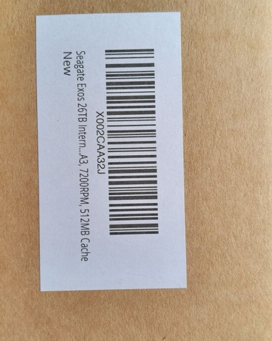 Внутрішній жорсткий диск Seagate Exos  26 ТБ  512mb 7200 RPM. Київ - фото 1