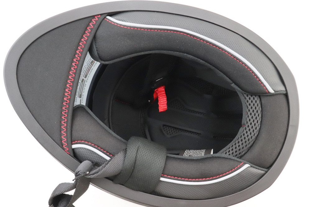 Шолом інтеграл, закритий (сертифікація DOT)+відкидні окуляри BLD-M67 М (57-58см), ЧОРНИЙ глянець Киев - изображение 8