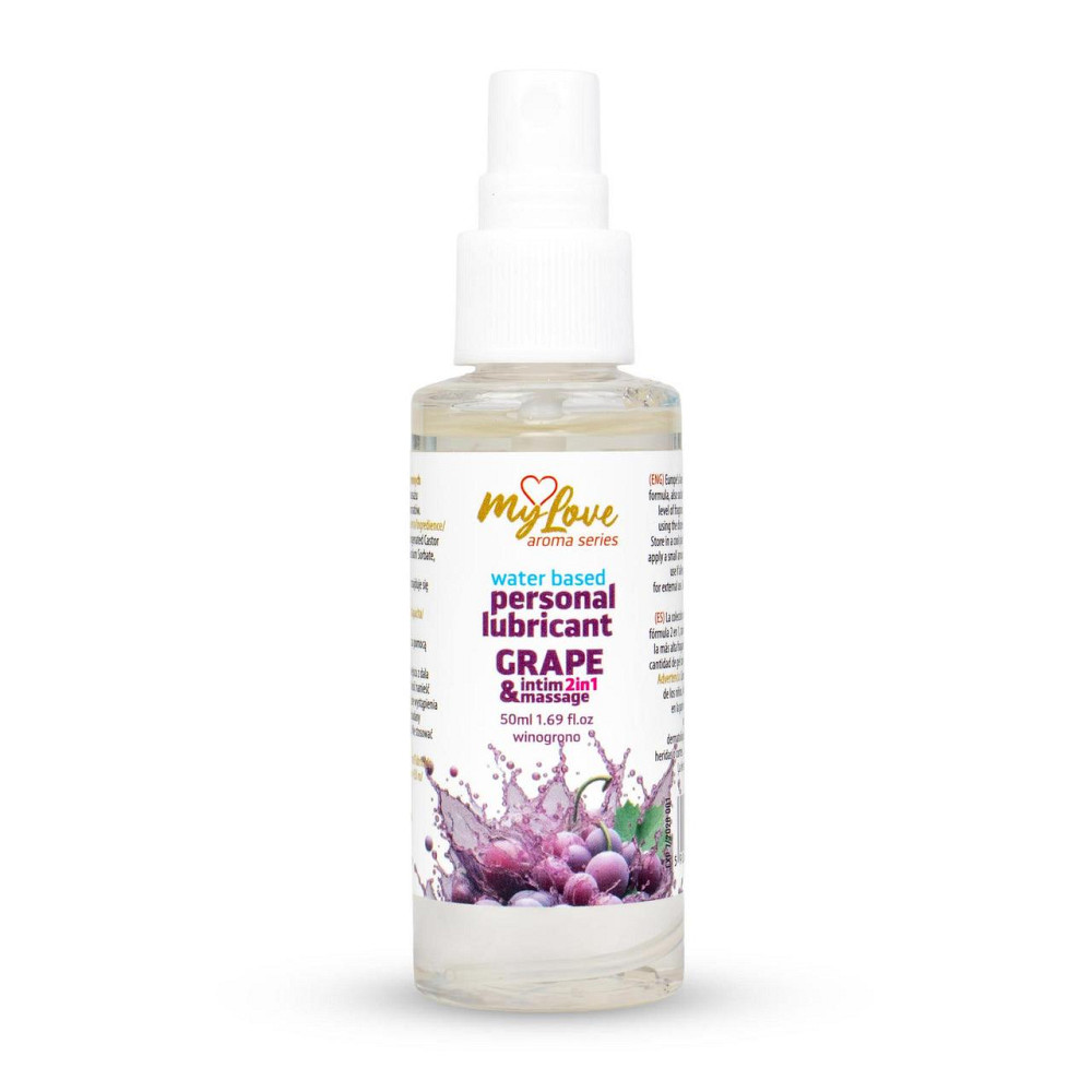 2в1 лубрикант та масажний гель - MyLove Aroma Series Intim&Massage Grape, 50 мл Sex Aura Київ - фото 1