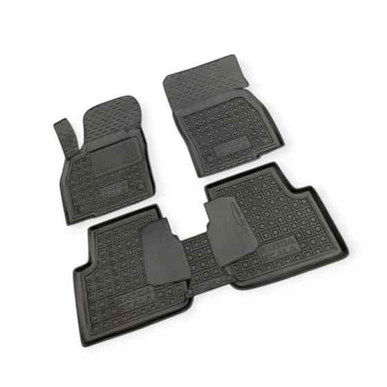 Килимки Шкода scala 2018-> борт 2,5 см, з перемичкою салону Мукачево