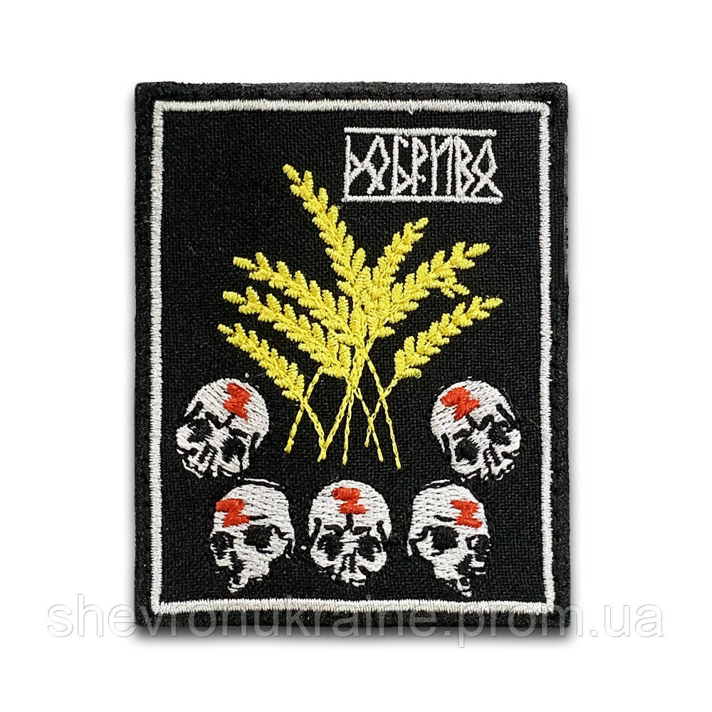 Шеврон ДОБРИВО (Форма прямокутна. На липучці) Розмір 8x6.5см Київ - фото 8