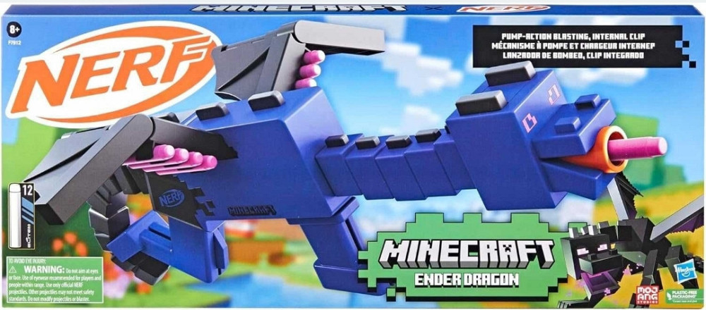 Бластер Nerf Minecraft Ender Dragon Нерф Майнкрафт Дракон енду. Харьков - изображение 7