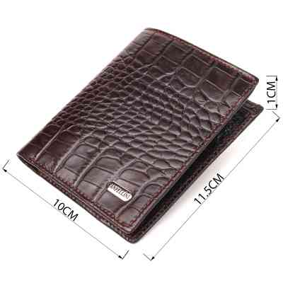 Портмоне Canpellini Из натуральной кожи Коричневое (21496) Винница